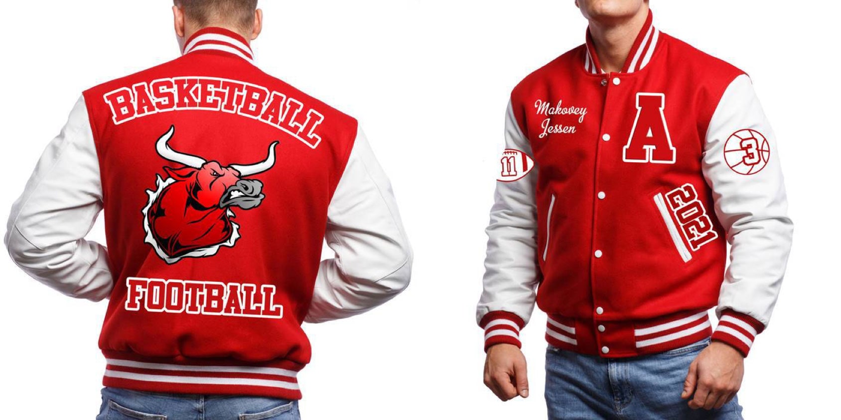 Varsity Base Custom Jackets Example