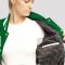 Kelly Green Wool Body & Bright White Leather Sleeves Letterman Jacket