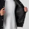 Black Wool Body & Black Faux Leather Sleeves Letterman Jacket