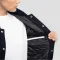 Navy Blue Wool Body & Bright White Leather Sleeves Letterman Jacket