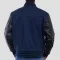 High Royal Wool Body & Black Faux Leather Sleeves Letterman Jacket